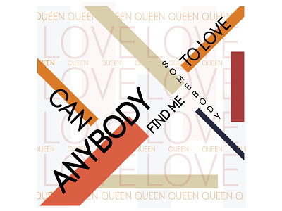 Queen design queen somebody to love song vector
