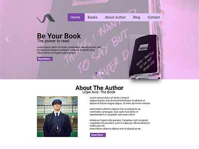 web landing page