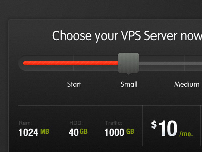 Choose your VPS 1024 bar hdd hosting plans prices progress ram traffic vps