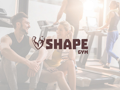 V Shape Gym Logo