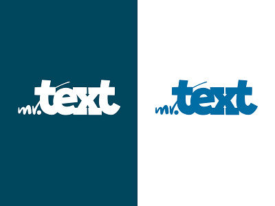 Mr. Text Logo