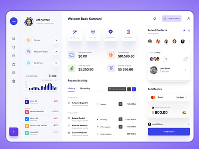 Finance App Ui / Dashboard