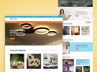 Lightsdaddy Website Landing Page Concept adobe xd ecommerce figma graphic design graphic template illustration landing page latest ui design lights landing page lights landing page ui lights ui design lights web ui lights website shopping website ui design ui ux design website design website ui kits