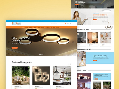 Lightsdaddy Website Landing Page Concept adobe xd ecommerce figma graphic design graphic template illustration landing page latest ui design lights landing page lights landing page ui lights ui design lights web ui lights website shopping website ui design ui ux design website design website ui kits