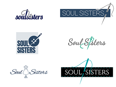 Soul Sisters Logo Designs boutique design experiments logo