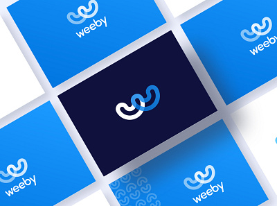 Weeby - Logo Design brand identity branding color palette design guideline identité de marque logo ui ux