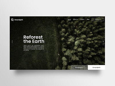 GreenSpirit - Website Design Concept