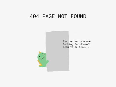 Daily UI 008: Page Not Found