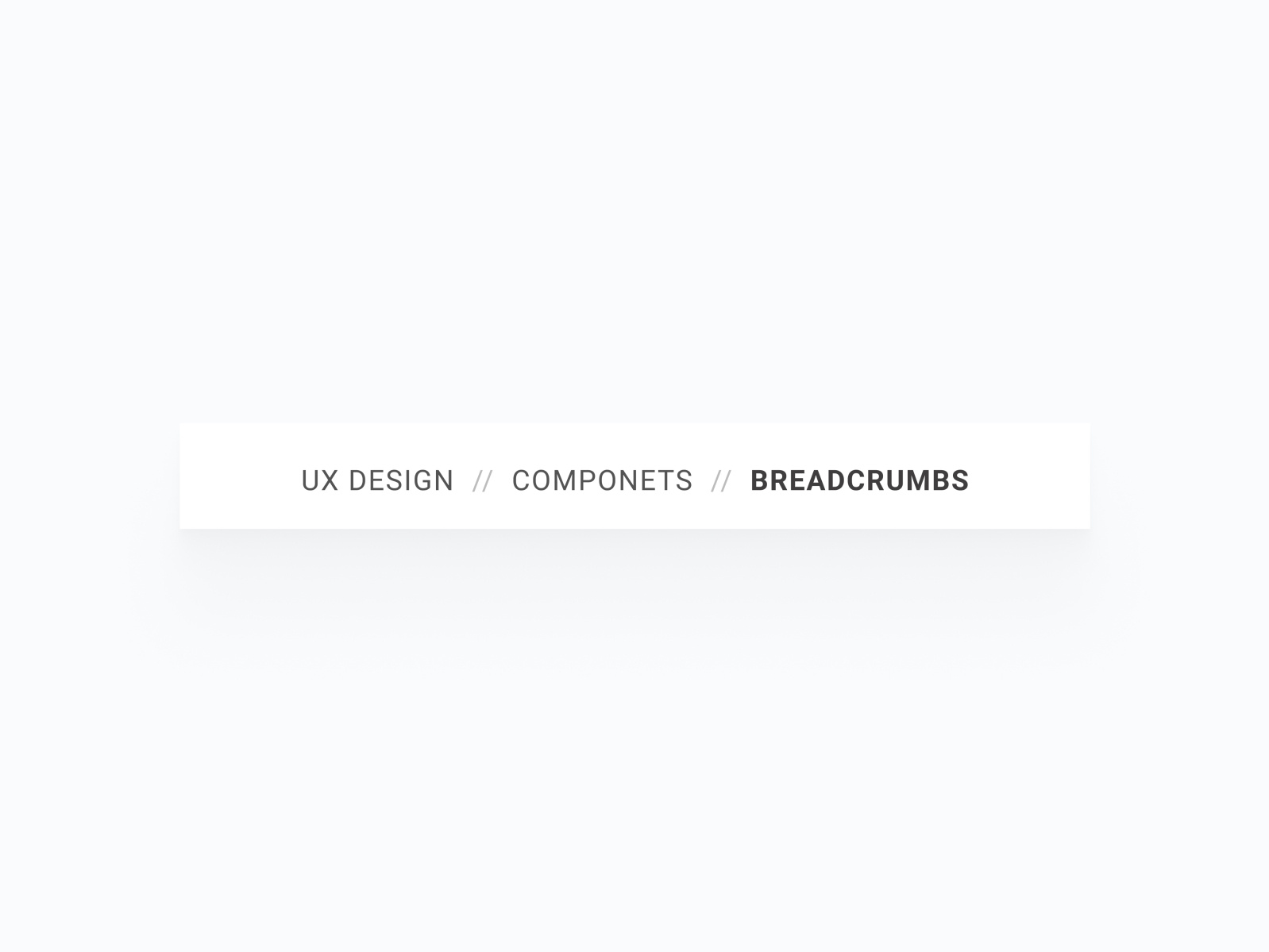 Daily UI 056 Breadcrumbs by Jackie Hu on Dribbble