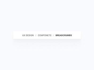Daily UI 056: Breadcrumbs breadcrumbs dailyui design minimalism