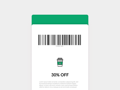 Daily UI 061: Redeem Coupon dailyui design figma minimalism mobile ui redeem coupon ui ux