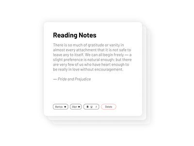 Daily UI 065 : Notes Widget dailyui design figma minimalism notes notes widget ui ux