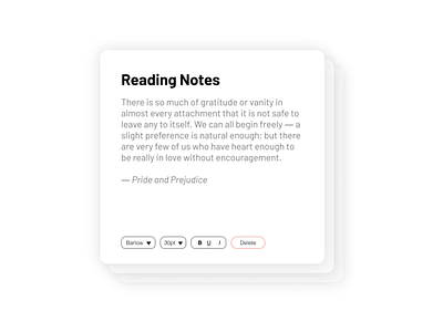 Daily UI 065 : Notes Widget