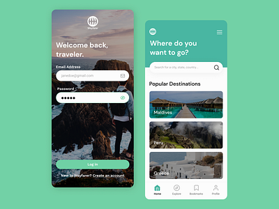 Wayfarer – Travel Mobile App