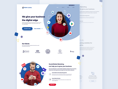 Trionix Global landing page redesign.