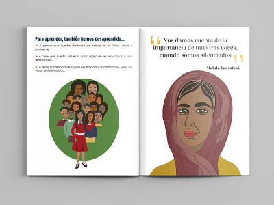Editorial design and illustrations for InteRed Bolivia