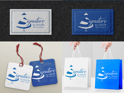 Logo Designing for a boutique Signature by Shilpa