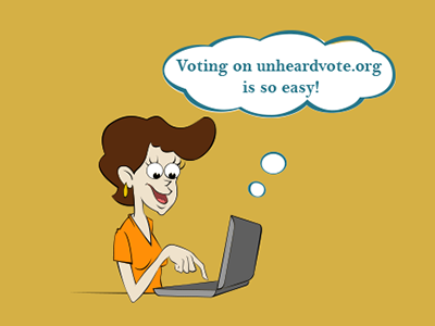 Unheard Vote illustration