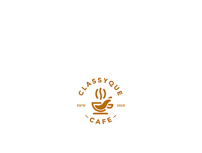 CLASSYQUE CAFE app branding design icon illustration logo typography vector