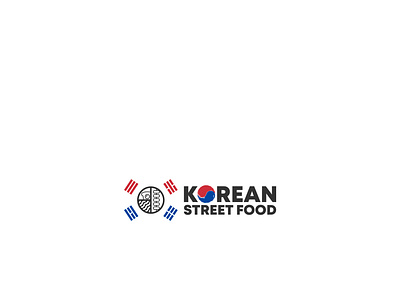KOREAN STREET FOOD app branding design icon illustration logo typography vector