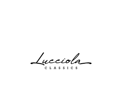 LUCCIOLA CLASSICS app branding design icon illustration logo typography vector