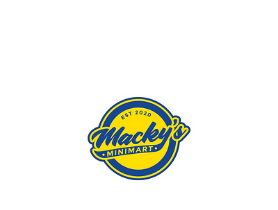 MACKY'S MINIMART app branding design icon illustration logo typography vector