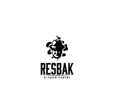 RESBAK E-JUICE CARTEL app branding design icon illustration logo typography vector