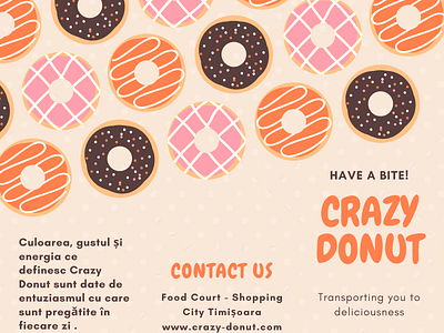 Crazy Donut app branding brochure design donut icon illustration illustrator ui ux
