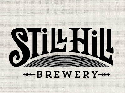 Brewery logo beer black brewery hand lettering logo retro