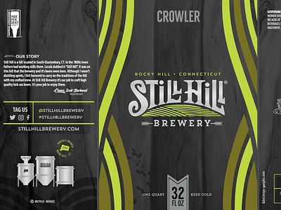 Crowler label beer crowler