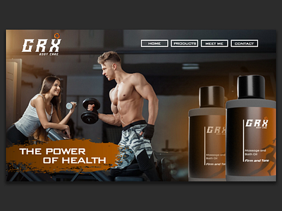 Fitness Concept Website