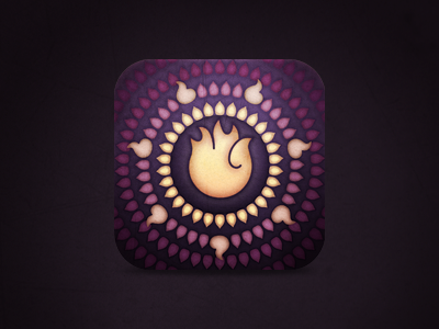 Mandala app game icon ios ipad mandala pattern