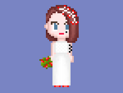 BROXELS: Me Wedding design pixel pixelart wedding