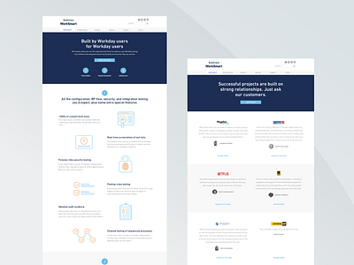 Kainos WorkSmart branding design icons web design website
