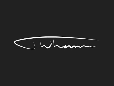 Signature black brand branding grey logo portfolio signature white