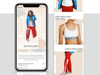 Air.to for Nike advertising air airy clean ui digital design fashion flyknit interaction interaction design mobile design nike shoes toronto ui uidesign ux ux design uxui vapormax web design