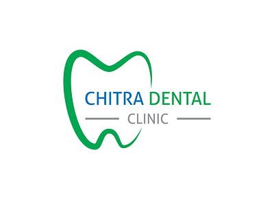 Chitra Dental Clinic Logo Design brand design branding business design flat graphicdesign logo logo brand logo design logo designer logo maker logo mark logodesign logos logotype minimal minimalist minimalist logo minimalistic modern logo ui