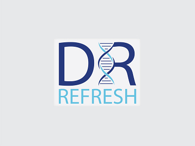 DR Refresh Medical Logo Design