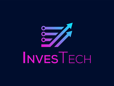 Investment Technology Logo Design branding design graphic design graphicdesign investment logo logo design logodesign logos logotype technology ui