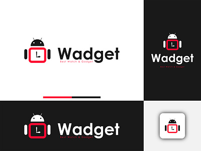 Wadget (Watch & Gadget) Logo Design