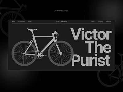Bike E-commerce UX/UI Redesign bike clean dark dark theme design ecommerce figma illustration minimal redesign ui ux web design