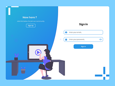 Sign In Pages login sign in uidesign uiux web design