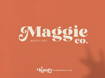 Kaoly display typography font font family logo fonts retro font typeface