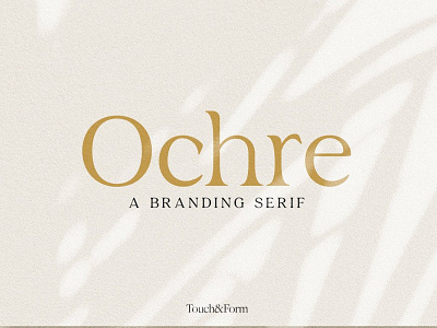 Ochre | A Branding Serif Ochre | A Branding Serif Ochre | A Bran