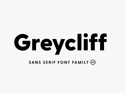 Greycliff CF display typography font family geometric logo fonts typeface