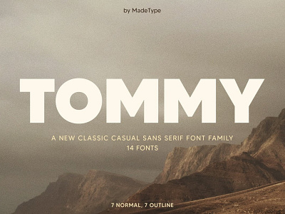 MADE TOMMY bold font display font display typography font font family logo fonts