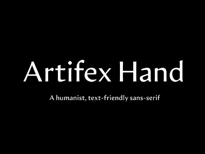 Artifex Hand CF display typography elegance font font family typeface