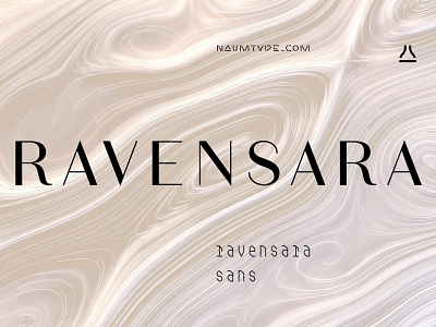 Ravensara Sans bold font display typography font font family headline typeface