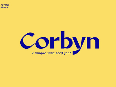 Corbyn Font display font display typography font font family thin typeface