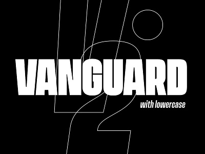 Vanguard CF display typography font font family movie typeface